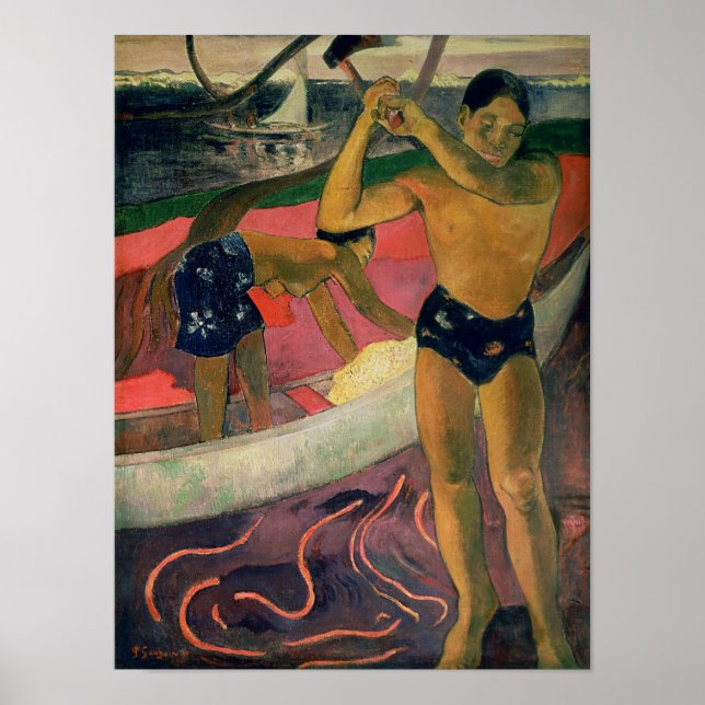 Mannen med Ax 1891 Poster (Framsidan)