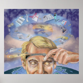 Mannen med blixten poster