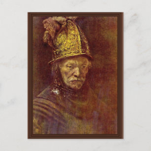 Mannen med Golden Helmet. Vykort