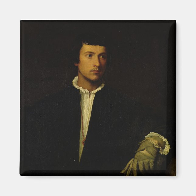 Mannen med handsken, 1520 magnet (Framsidan)