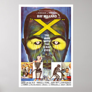 Mannen med X-Ray Ögon Poster