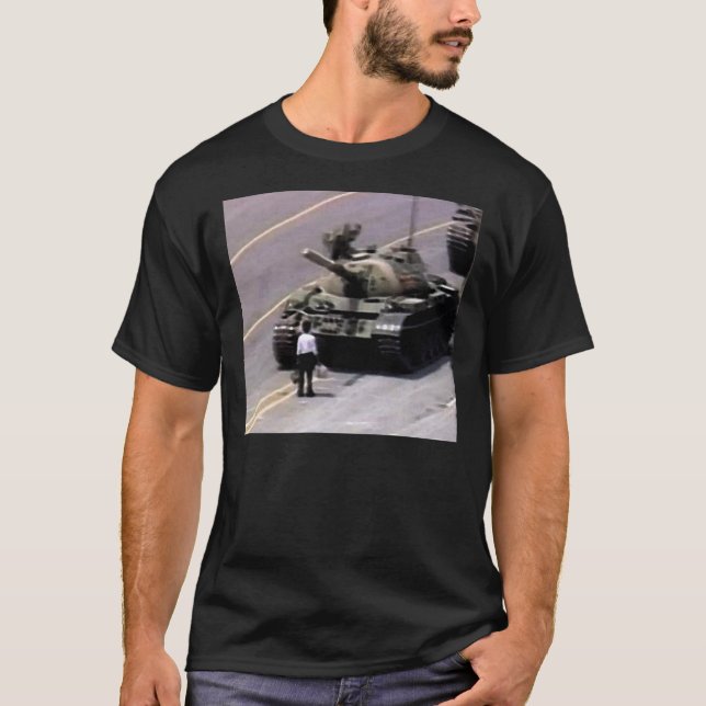 Mannen mot tanken Classic T-Shirt (Framsida)