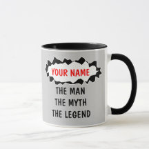 Mannen myt legend kaffemuggar | Anpassningsbara