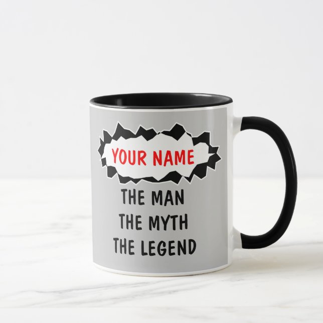 Mannen myt legend kaffemuggar | Anpassningsbara (Höger)