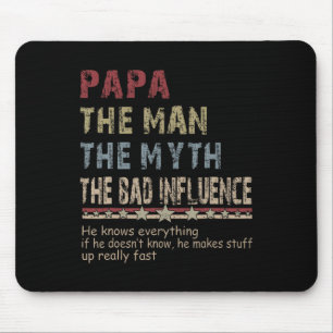 Mannen Myten Den Dåliga Influensen Tröja Pappors D Musmatta