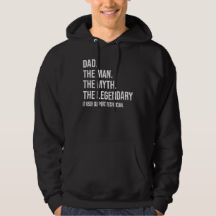 Mannen, myten, den förklarande IT-användarstöttepe Hoodie