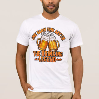 Mannen, Myten, Drickande Legenden – Rolig Bina T Shirt