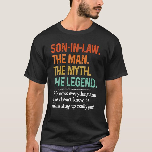 Mannen, myten, Far-dagen T Shirt (Framsida)