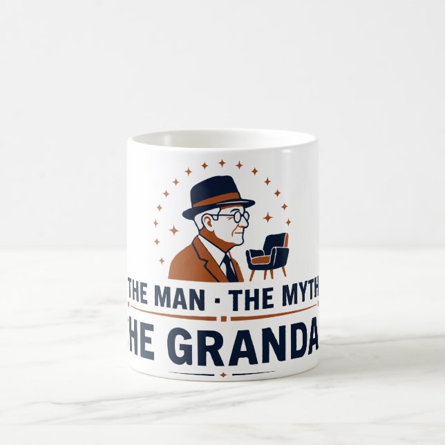 Mannen Myten Farfar Kaffemugg (Center)