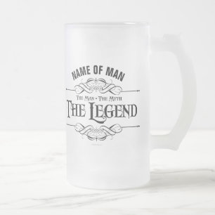 Mannen, myten, förklaringen frostat ölglas