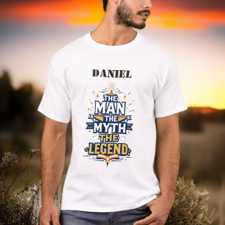Mannen, myten, förklaringen | Retro Fars dag T Shirt