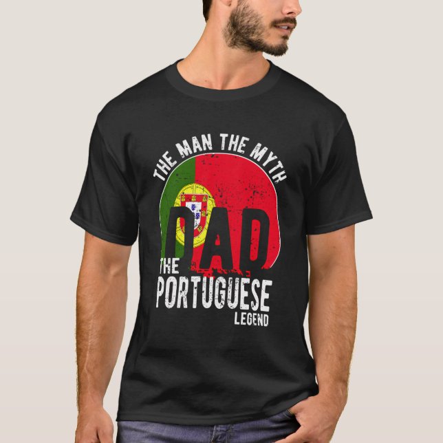 Mannen myten i den portugisiska legenden - Pappa P T Shirt (Framsida)