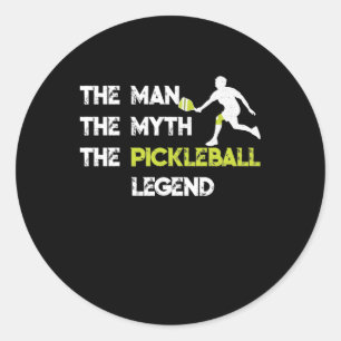 Mannen myten i pickleball-legenden runt klistermärke