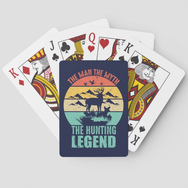 Mannen - myten - jaktlegenden casinokort (Baksidan)