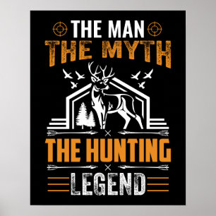 Mannen, myten, jaktlegenden - Hjort Cabin Poster