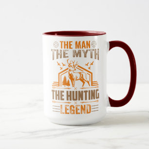 Mannen, myten, jaktlegenden - Hjorten Cabin Mugg