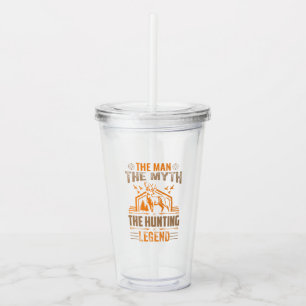 Mannen, myten, jaktlegenden - Hjorten Cabin Take Away Mugg
