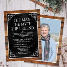 Mannen Myten Legenden 60-årsdag