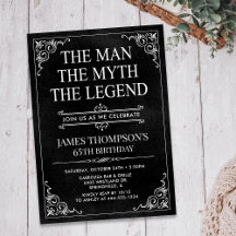 Mannen Myten Legenden 65-årsdag