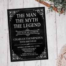 Mannen Myten Legenden 70-årsdag