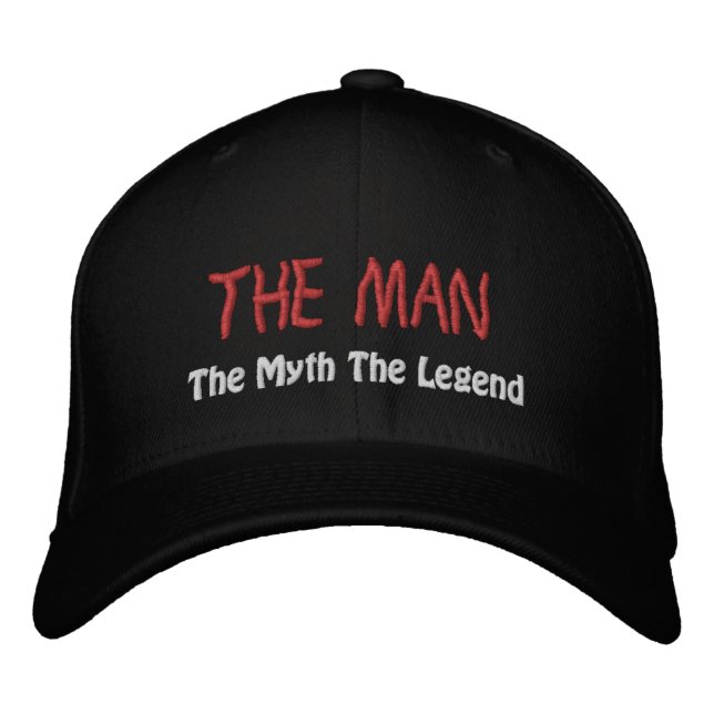 Mannen Myten Legenden - Broderad Keps (Framsida)