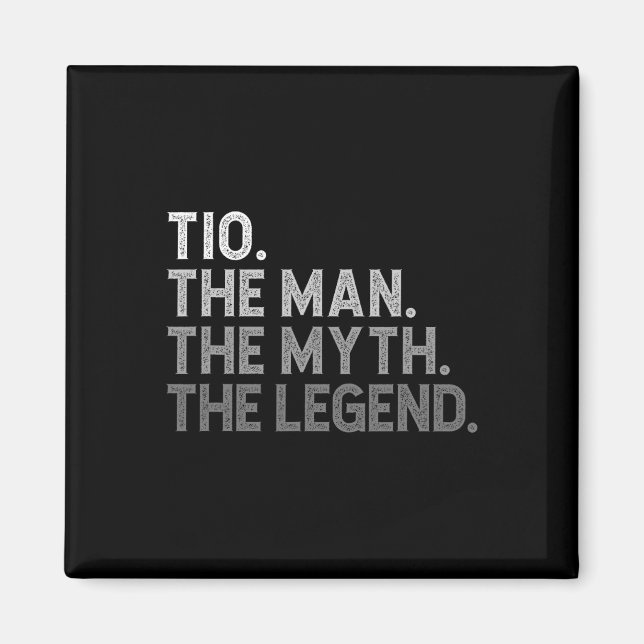 Mannen Myten Legenden Fars Dag Roligt  Magnet (Framsidan)