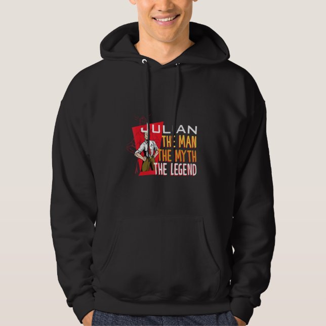 Mannen myten legenden Julian Hoodie (Framsida)