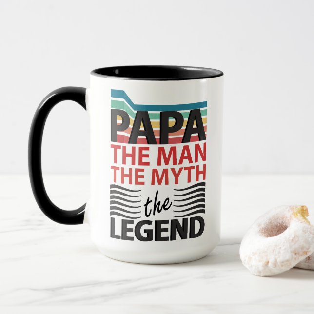 Mannen, myten, legenden mugg (Med munk)