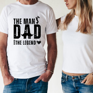Mannen Myten Legenden Pappa Coola Fars Dag T Shirt