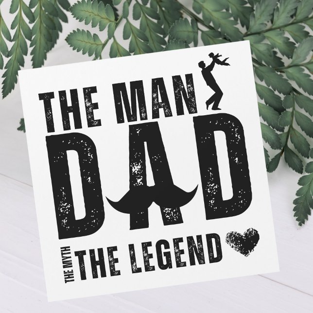 Mannen, Myten, Legenden - Pappa Farsdag Magnet (Skapare uppladdad)