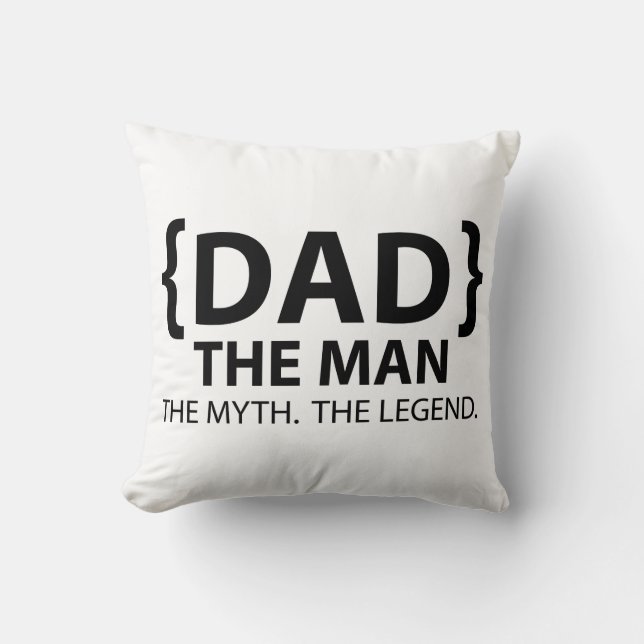 Mannen Myten Legenden Pappa Kudde (Framsida)