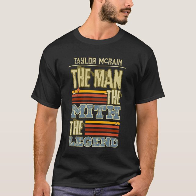Mannen, myten, legenden! Personlig T Shirt (Framsida)