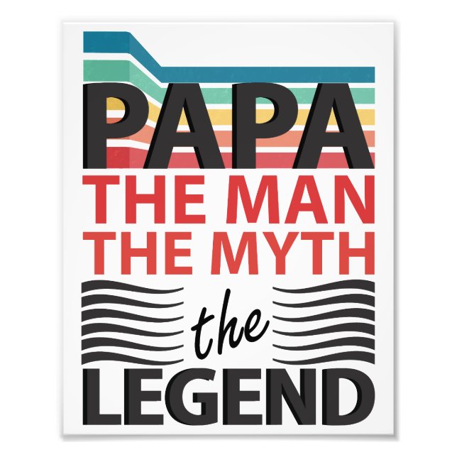 Mannen, myten, legenden Poster (Framsidan)