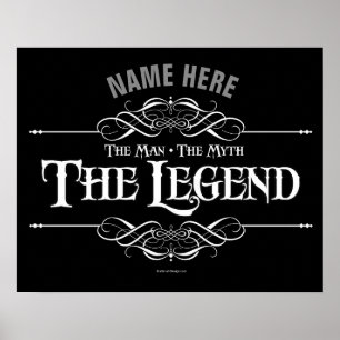 Mannen, myten, legenden poster