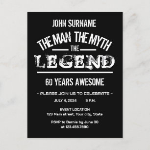 Mannen myten om Fantastisk-dagen Vykort