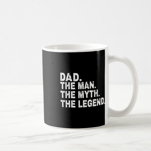 Mannen myten om Fars dag-gåvan av legend Kaffemugg (Höger)