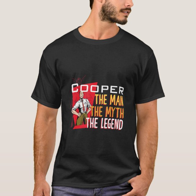 Mannen myten om legenden Cooper T Shirt (Framsida)