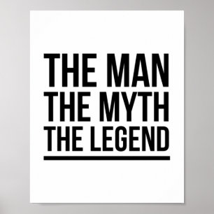 Mannen myten om legenden poster