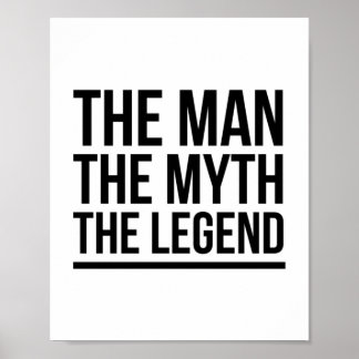 Mannen myten om legenden poster
