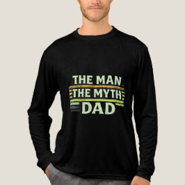 Mannen Myten Pappa Vintage Fars Dag T Shirt