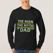 Mannen Myten Pappa Vintage Fars Dag
