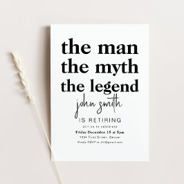 Mannen myten som förklaringen väcker inbjudan