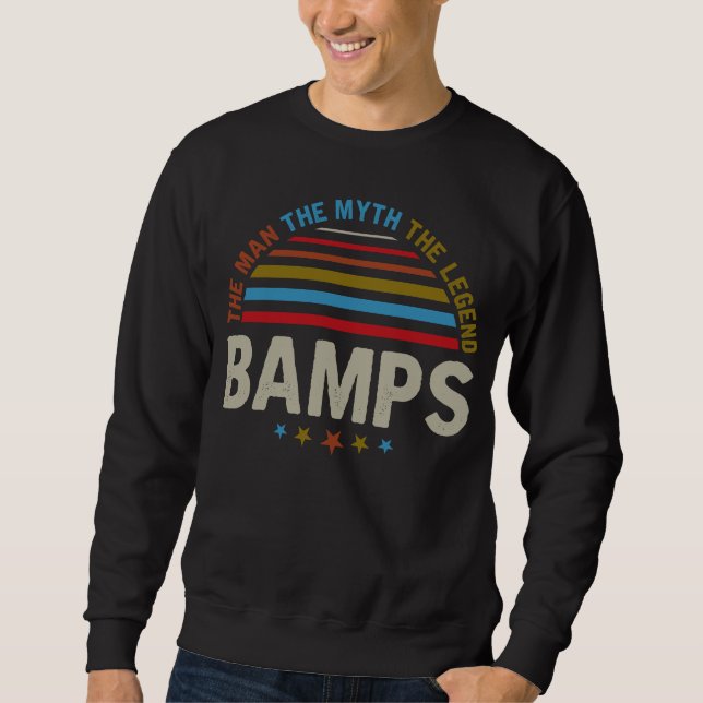 Mannen Myth de Legends BAMPS Lång Ärmad Tröja (Framsida)