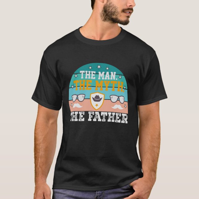 Mannen. Myth. Far. Tee Gift (Framsida)