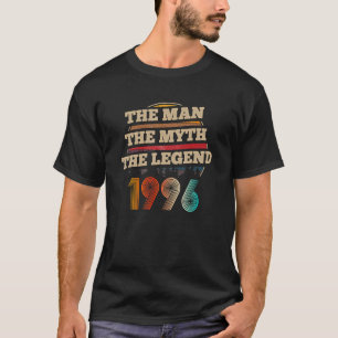Mannen Myth Legend 1996 26 B Day i 26 år T Shirt