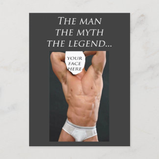 Mannen, Myth, Legend-mallen Vykort