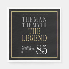 Mannen Myth the Legend 85 Birthday Pappersservett