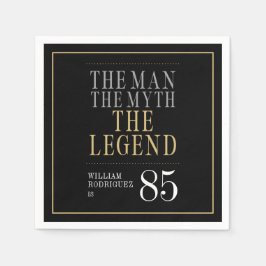 Mannen Myth the Legend 85 Birthday Pappersservett