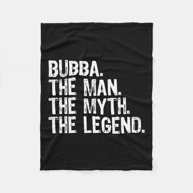 Mannen Myth the Legend Coola funny Fleecefilt (Framsidan)