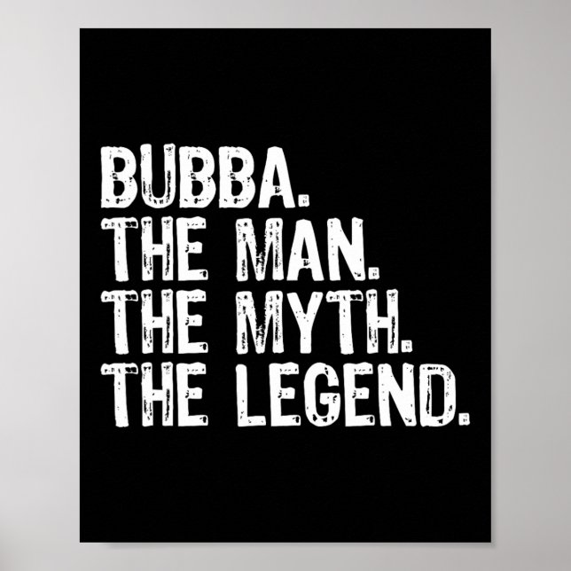 Mannen Myth the Legend Coola funny Poster (Framsidan)